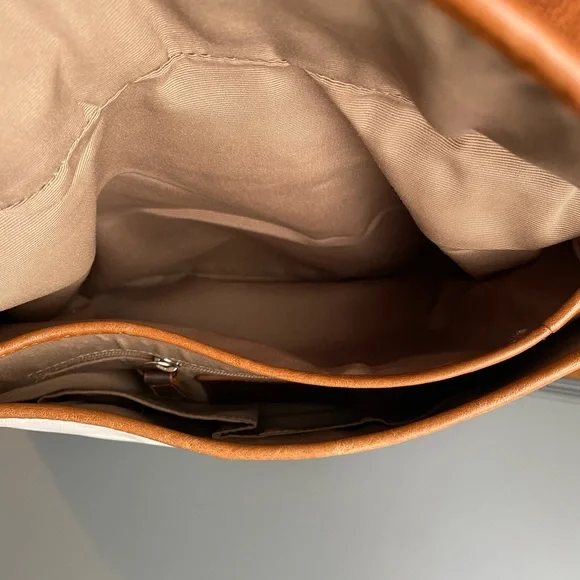 COACH, Soho Hampton buckle bag, cream & brown leather - Picture 6 of 8